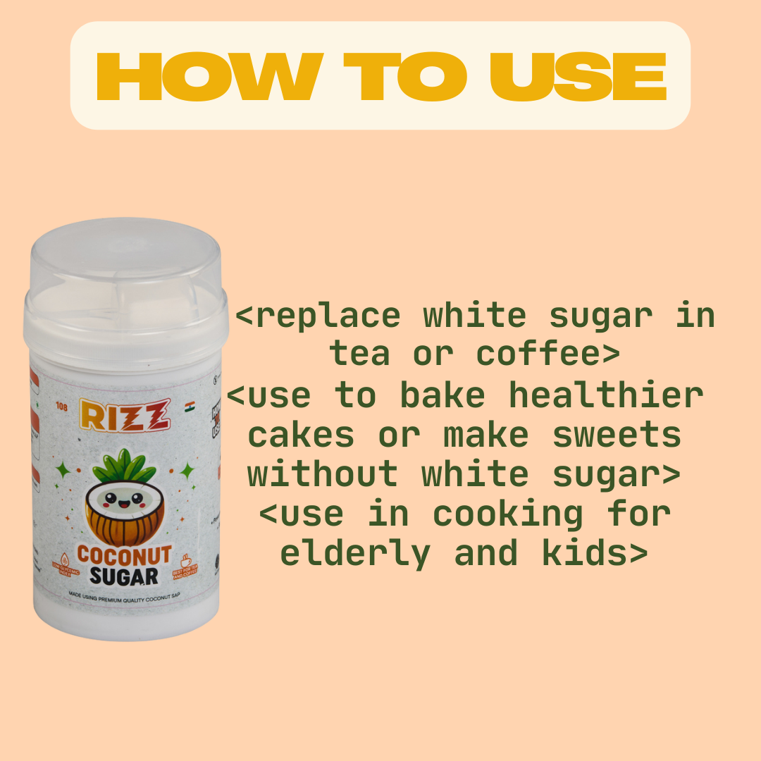 Coconut Sugar: The Healthier, Natural Sweetener with Low Glycemic Index (250G)