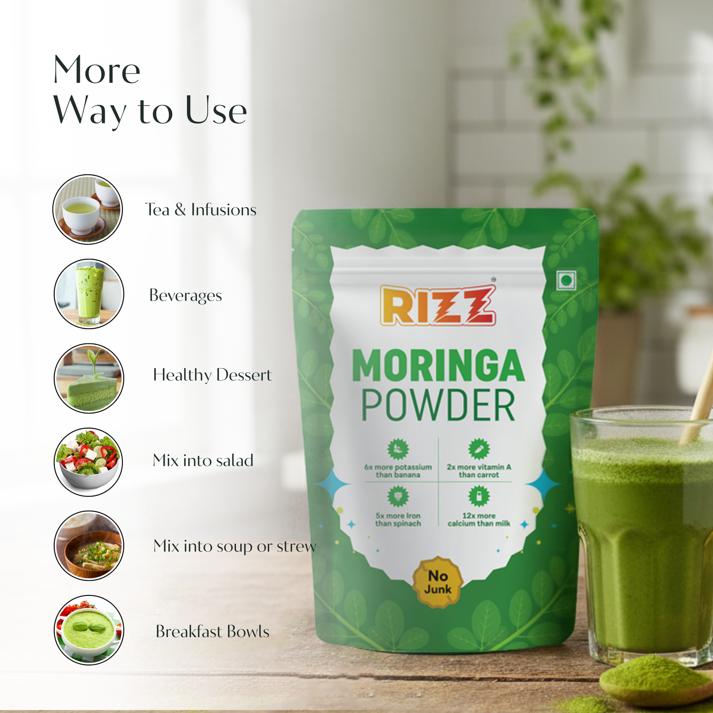 Premium Moringa Powder (100G)