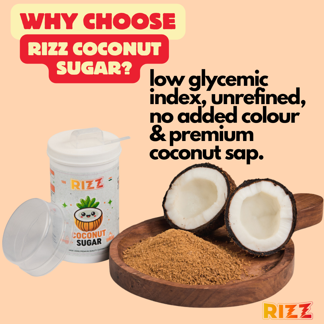 Coconut Sugar: The Healthier, Natural Sweetener with Low Glycemic Index (250G)