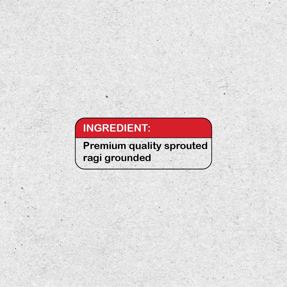 Sprouted Ragi Flour/Nachni Atta - Nourish Your Family (500G)