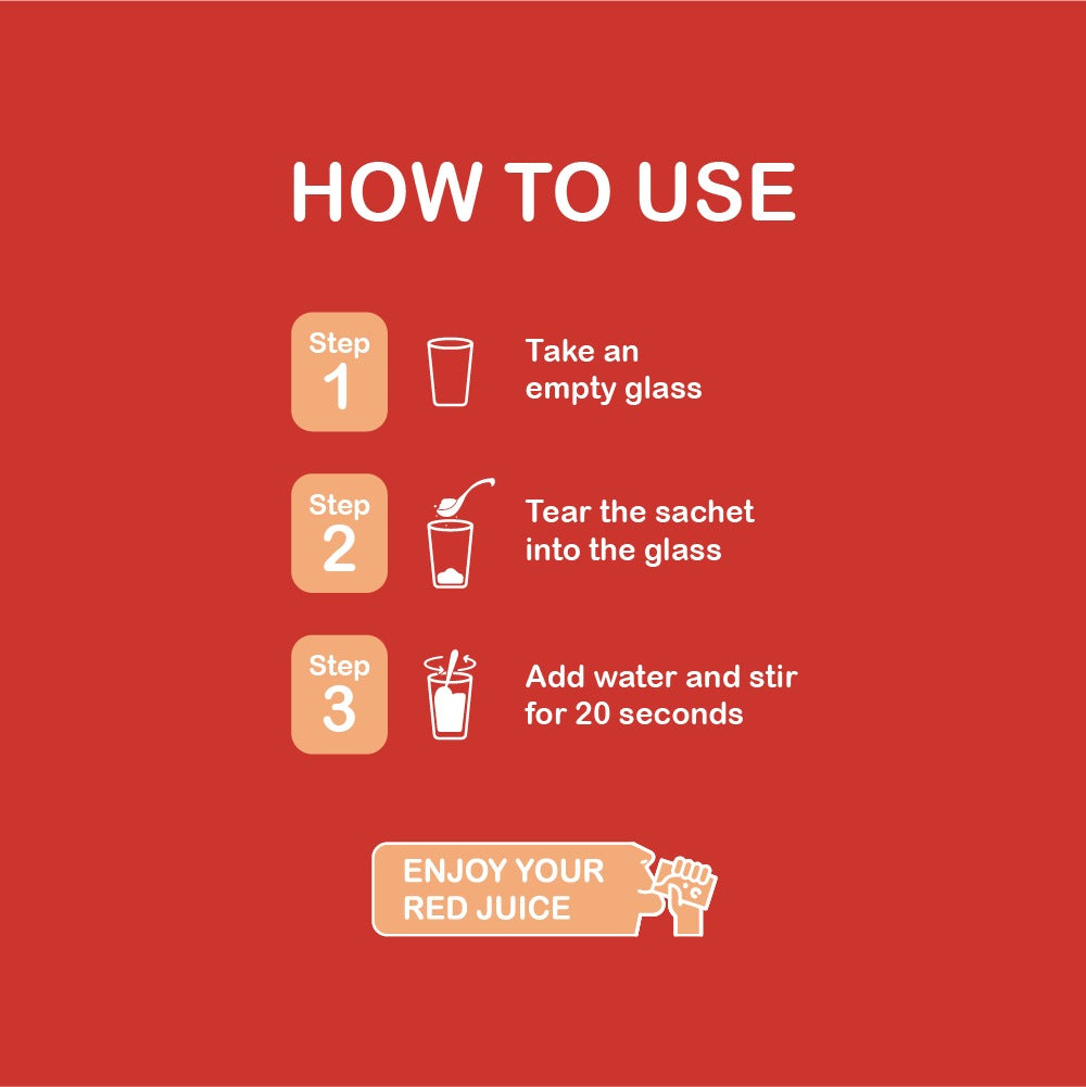 Rizz Red Habit (7 Sachets) - The Ultimate Healthy Habit for Busy Lives