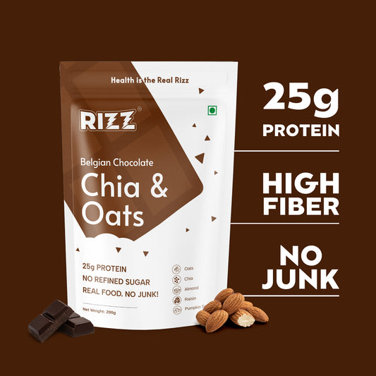 Rizz Chia and Oats high protein breakfast pack 
