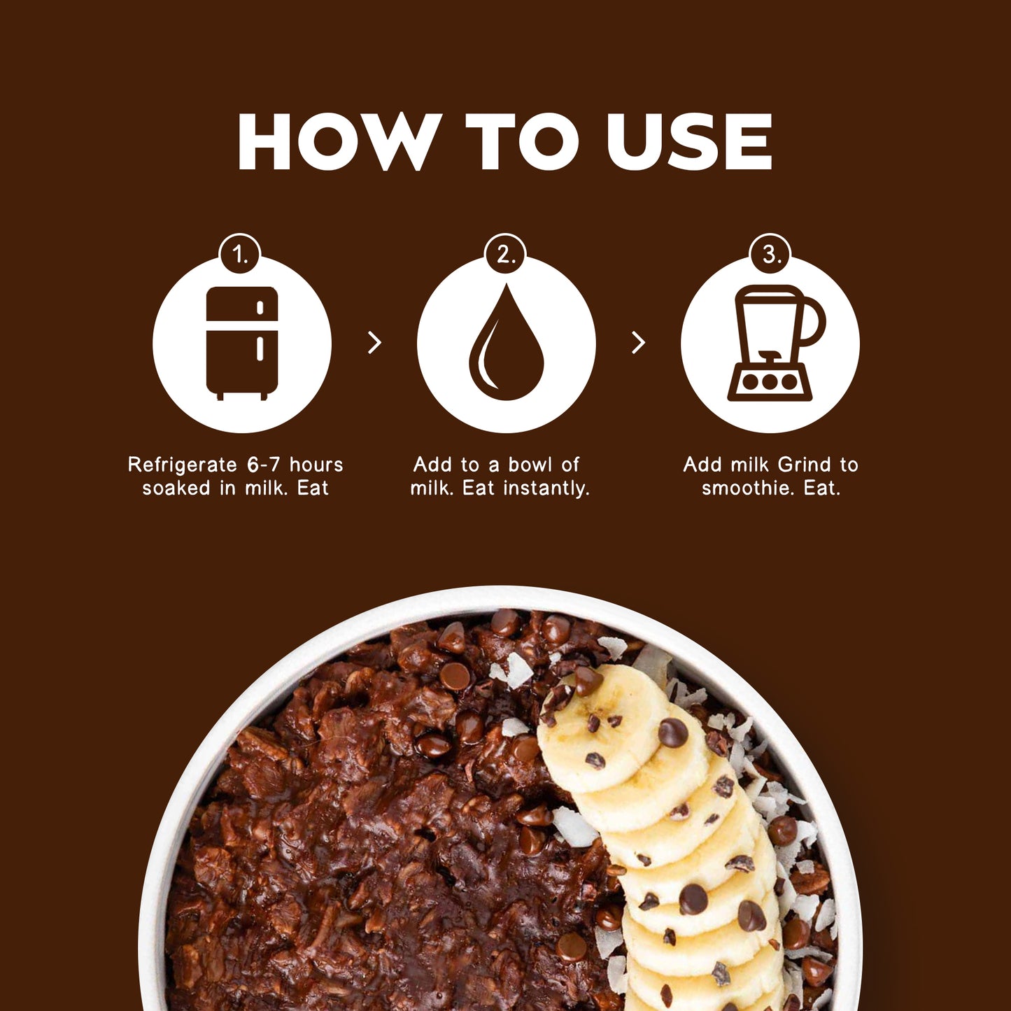 Instructions on how to use Rizz Chia and Oats