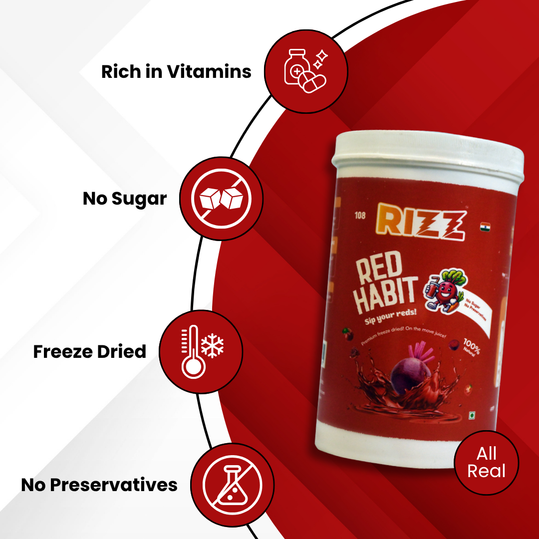 Rizz Red Habit (7 Sachets) - The Ultimate Healthy Habit for Busy Lives