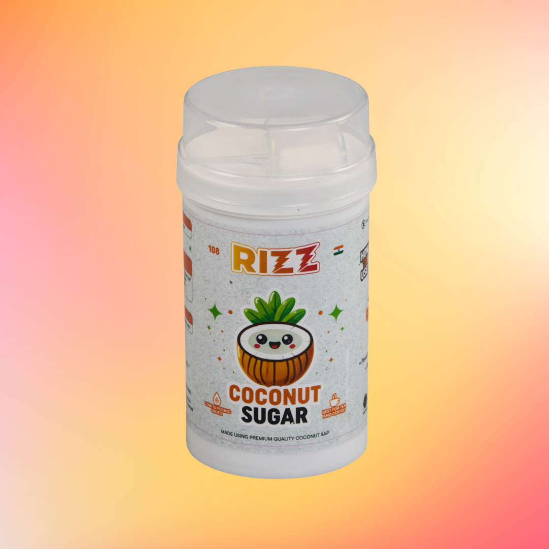 coconut sugar is great alternative to white processed sugar, it has low sugar spike.